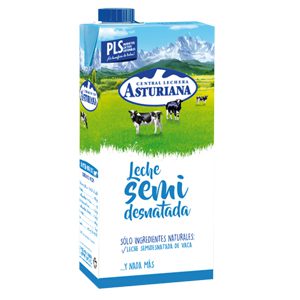 LECHE SEMIDESNATADA BOTELLA PEQUEÑA